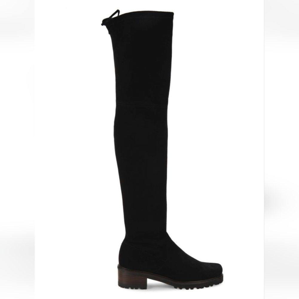 Stuart Weitzman Blair City Over the Knee Leather boots, black, size 8